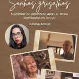 Juliene Araújo, egressa do curso de Jornalismo da Asces-Unita, lança livro-reportagem “Sonhos grisalhos”, em Caruaru