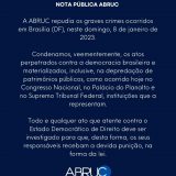 ABRUC repudia atos criminosos ocorridos em Brasília